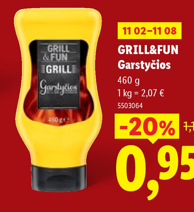 GRILL&FUN Garstyčios, 460 g