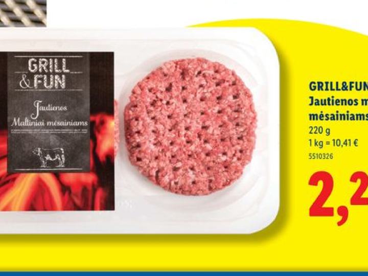 GRILL&FUN Jautienos maltinis mėsainiams, 220 g