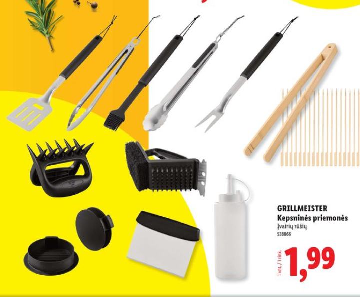GRILLMEISTER Kepsninės priemonės