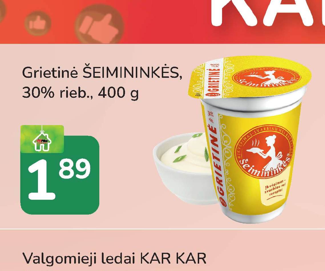 Gristinė ŠEIMININKĖS, 400 g