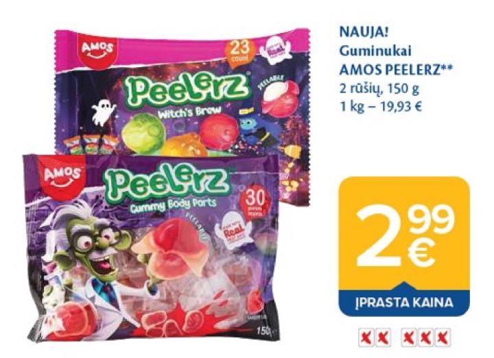 Guminukai AMOS PEELERZ, 150 g