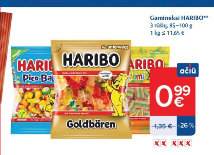 Guminukai HARIBO, 100 g