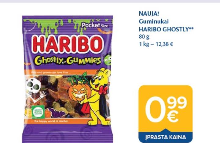 Guminukai HARIBO GHOSTLY, 80 g