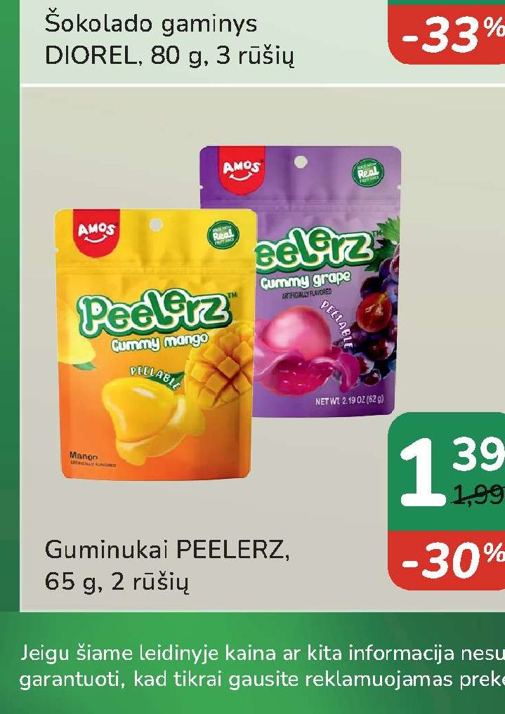Guminukai PEELERZ, 65 g