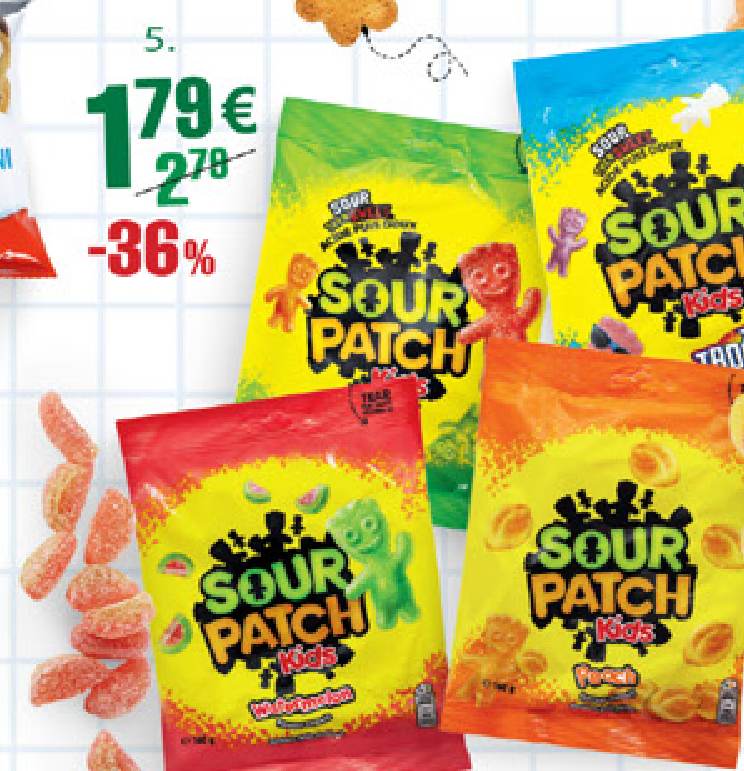 Guminukai SOUR PATCH, 160 g
