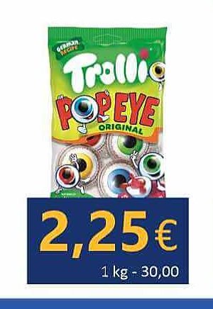 Guminukai TROLLI Popeye, 75 g - 200 g