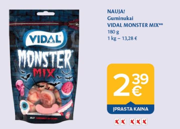 Guminukai VIDAL MONSTER MIX, 180 g