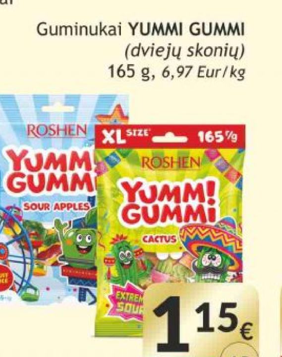 Guminukai YUMMI GUMMI, 165 g