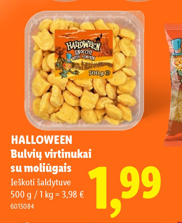 HALLOWEEN Bulvių virtinukai su moliūgais, 500 g