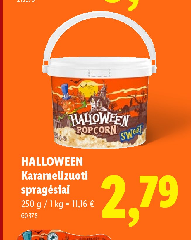 HALLOWEEN Karamelizuoti spragėsiai, 250 g