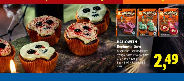 HALLOWEEN Kepimo mišinys, 470 g