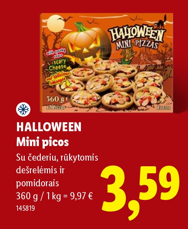 HALLOWEEN Mini picos, 360 g