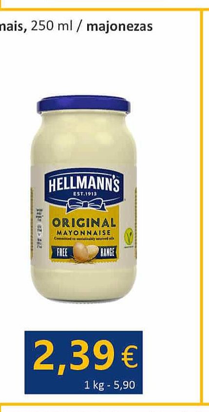 HELLMANN'S majonezas ORIGINAL, 405 ml