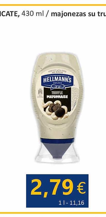 HELLMANN'S majonezas su trumais, 250 ml