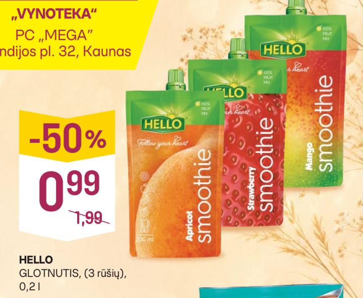 HELLO GLOTNUTIS, 0.2 l