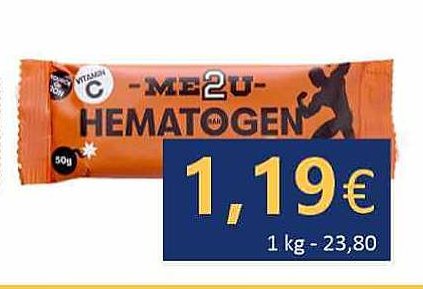 Hematogenas ME2U HEMATOGEN CLASSIC, 50 g