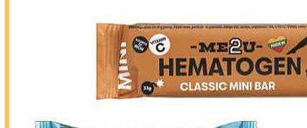 Hematogenas ME2U HEMATOGEN MINI BAR CLASSIC, 33 g