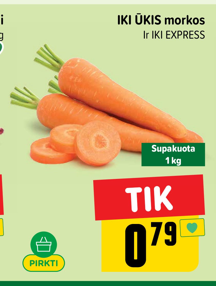 IKI ŪKIS morkos, 1 kg