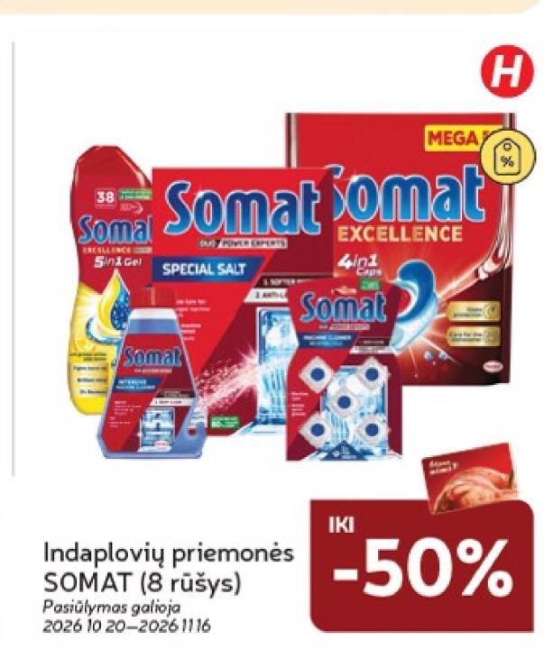 Indaplovių priemonės SOMAT