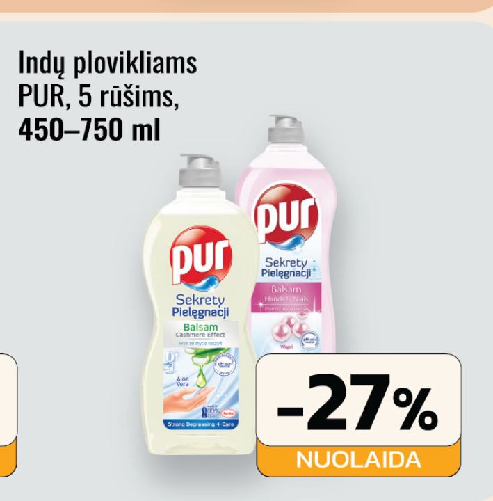 Indų plovikliams PUR, 750 ml