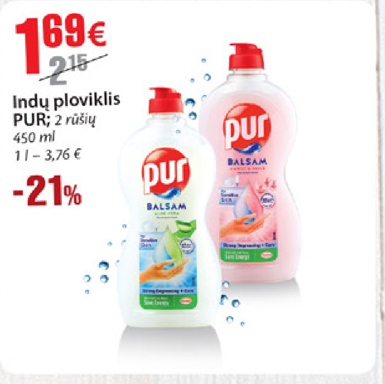 Indų ploviklis PUR, 450 ml