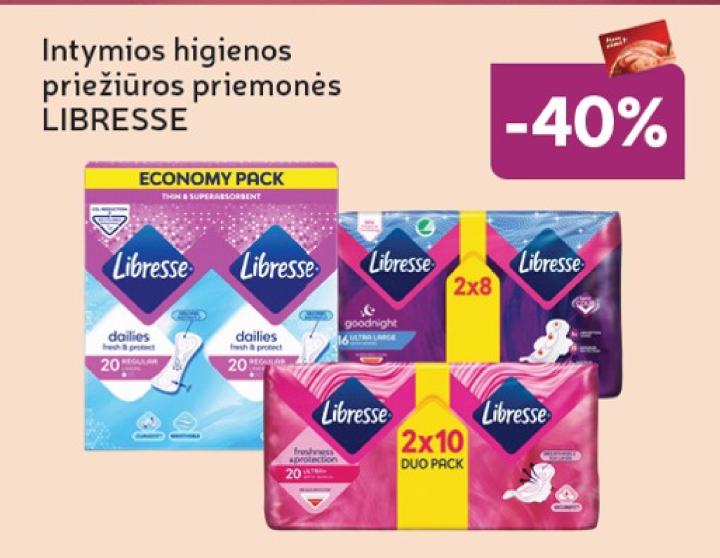 Intymios higienos priežiūros priemonės LIBRESSE