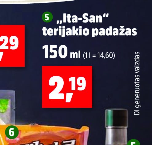 „Ita-San“ terijakio padažas, 150 ml