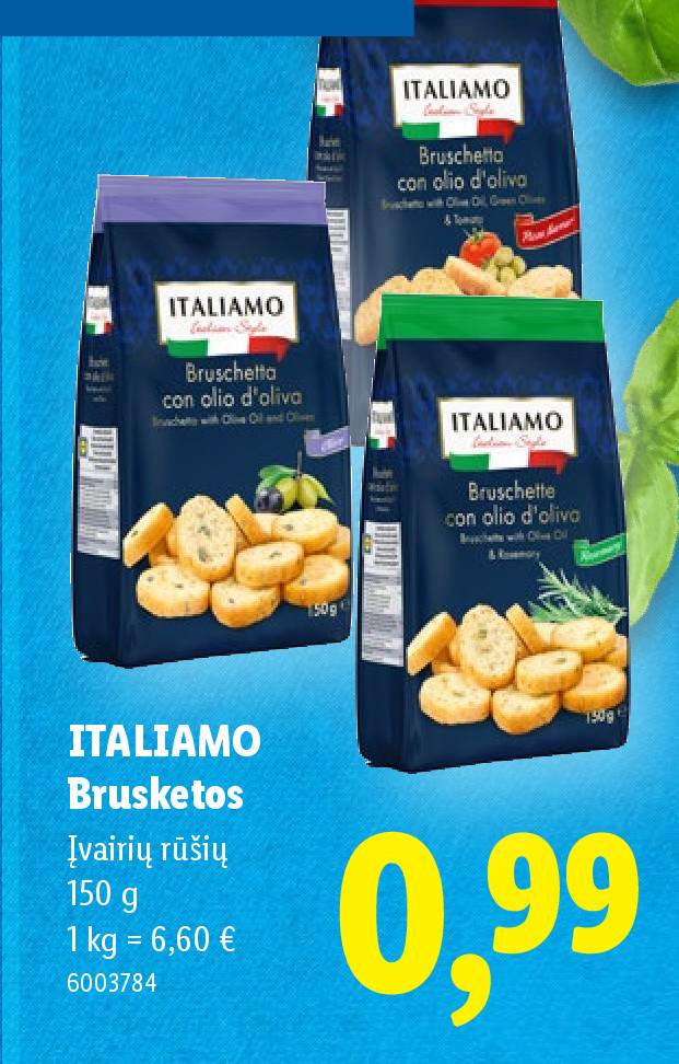 ITALIAMO Brusketos, 150 g
