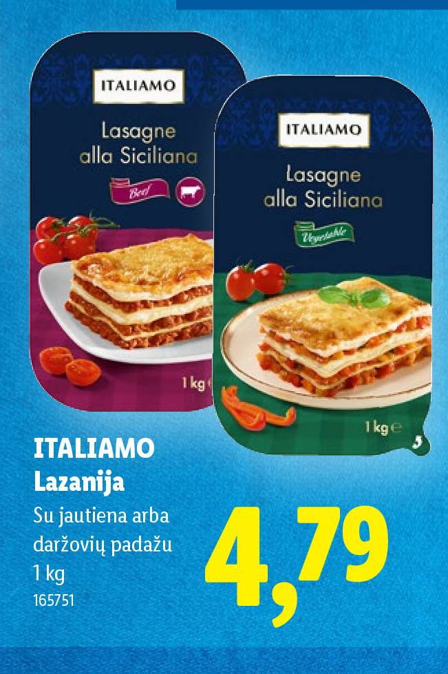 ITALIAMO Lazanija, 1 kg