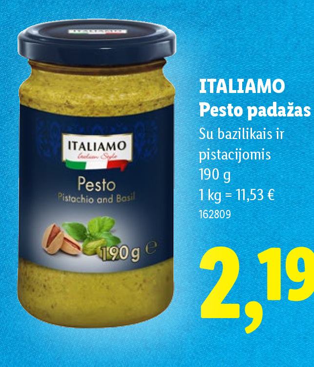 ITALIAMO Pesto padažas, 190 g