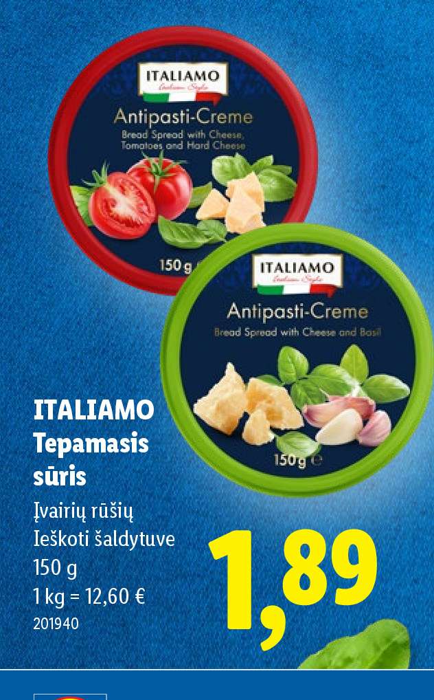 ITALIAMO Tepamasis sūris, 150 g