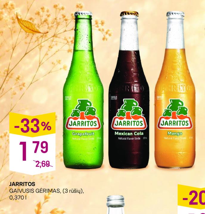 JARRITOS GAIVUSIS GĖRIMAS, 0.370 l