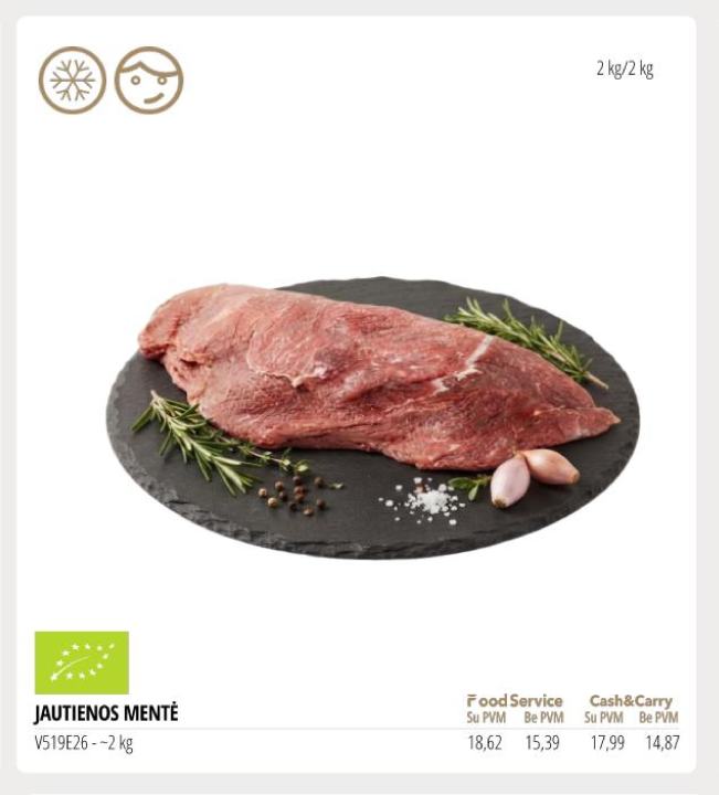 JAUTIENOS MENTĖ, ~2 kg
