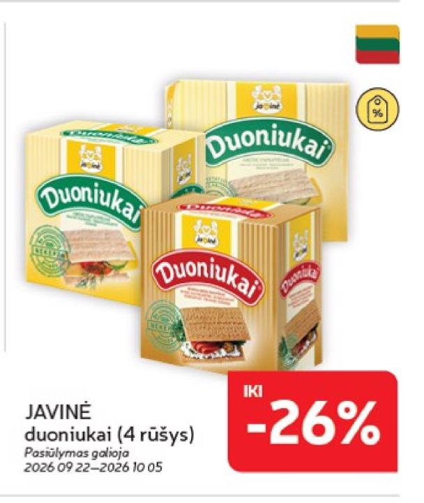 JAVINĖ duoniukai