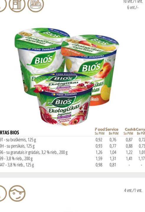 JOGURTAS BIOS, 200 g