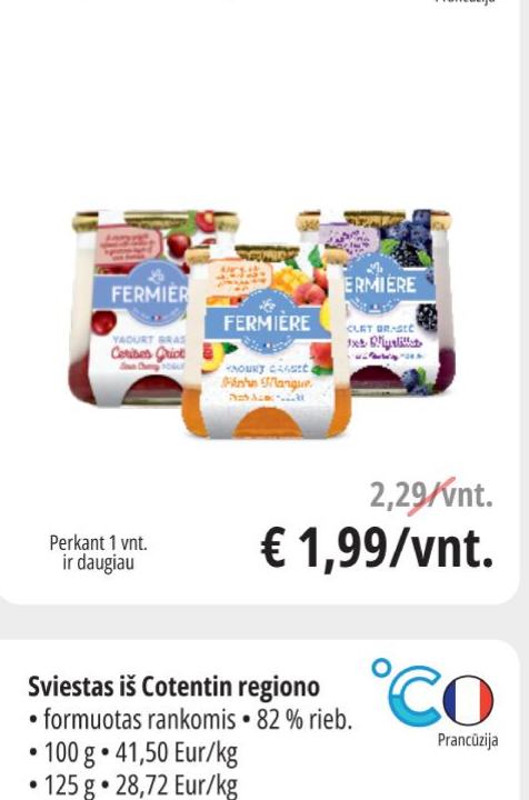 Jogurtas LA FERMIERE, 160 g