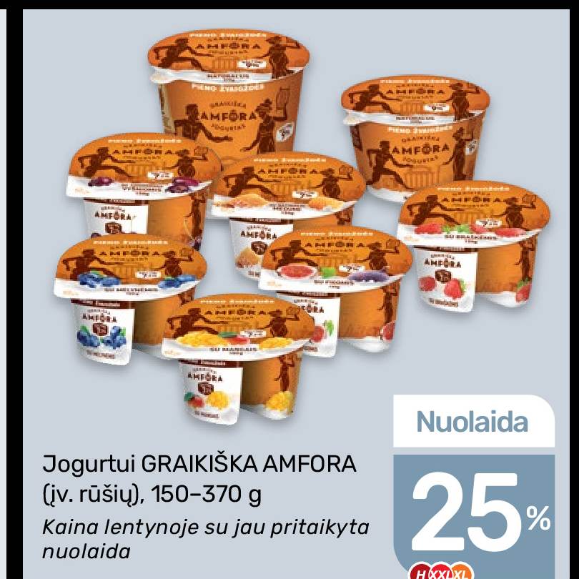 Jogurtui GRAIKIŠKA AMFORA, 370 g
