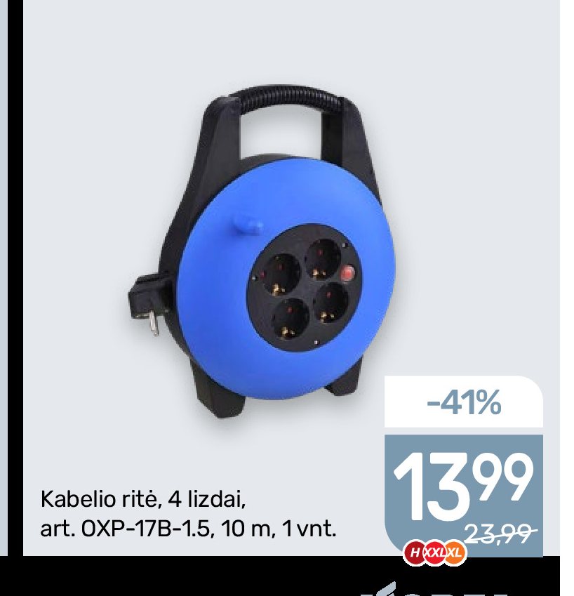 Kabelio ritė, 10 m