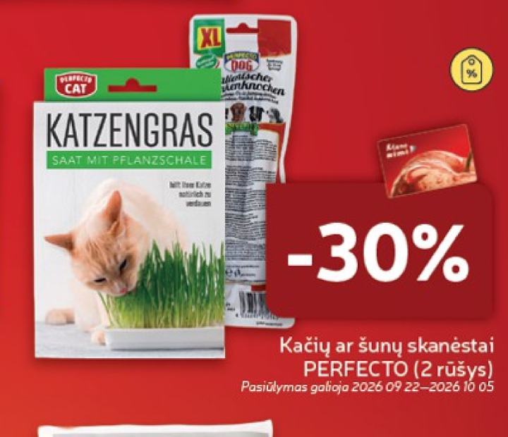 Kačių ar šunų skanėstai PERFECTO