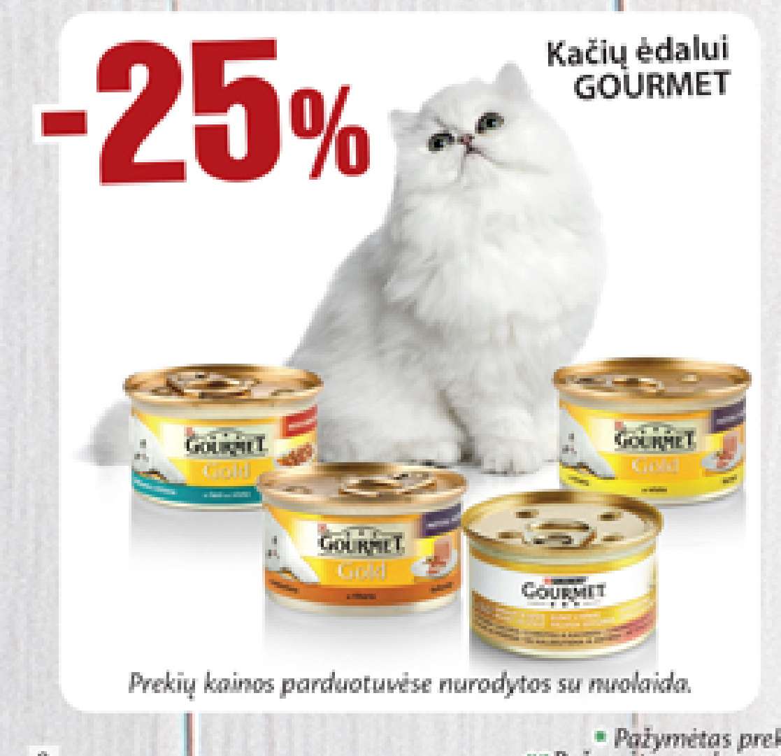 Kačių ėdalui GOURMET