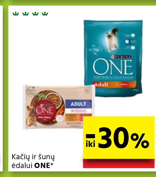 Kačių ir šunų ėdalui ONE