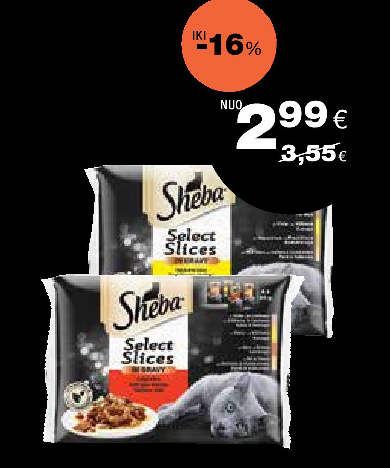 Kačių maistas SHEBA
