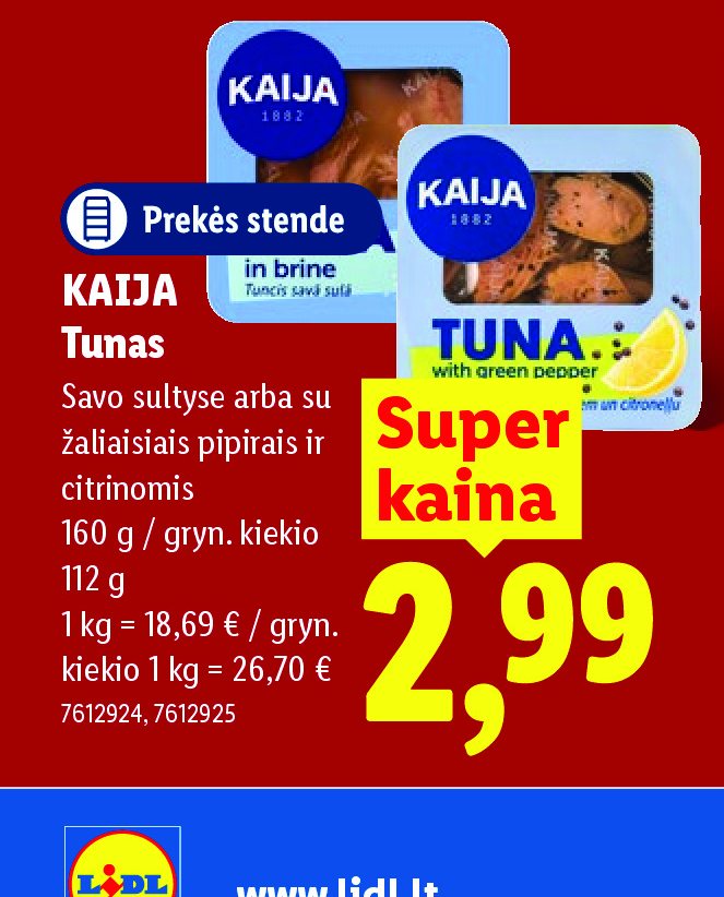 KAIJA Tunas, 160 g