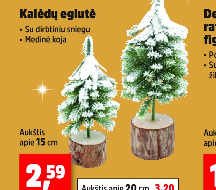 Kalėdų eglutė, 15 cm
