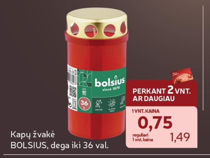 Kapų žvakė BOLSIUS