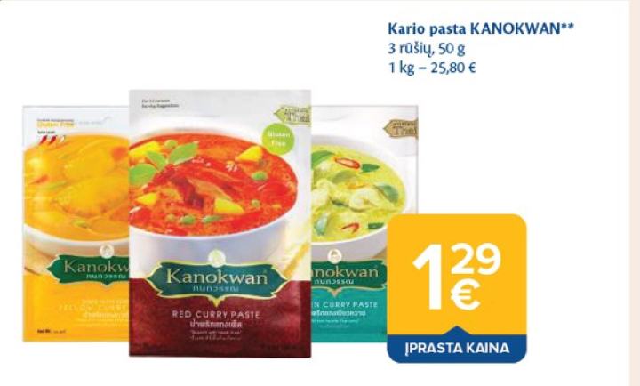 Kario pasta KANOKWAN, 50 g
