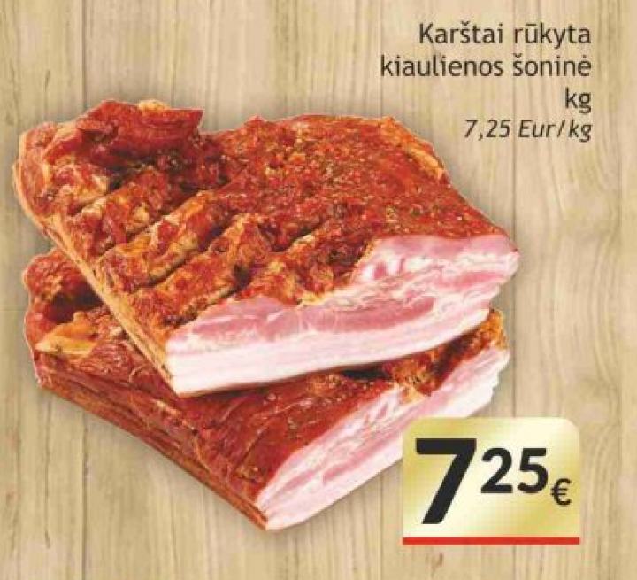 Karštai rūkyta kiaulienos šoninė