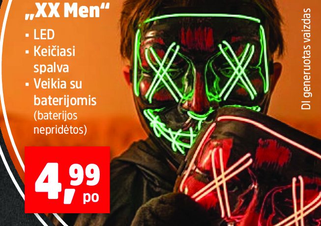 Kaukė „XX Men“