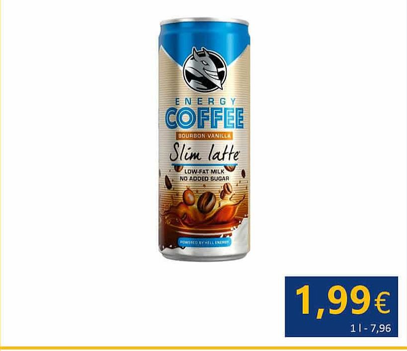 Kavos gėrimas ENERGY COFFEE SLIM LATTE, 0.25 l