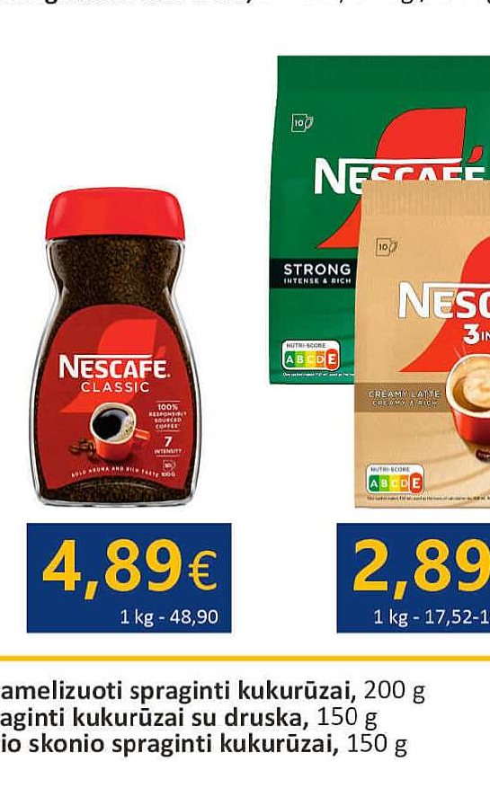 Kavos gėrimas NESCAFE, 10 vnt